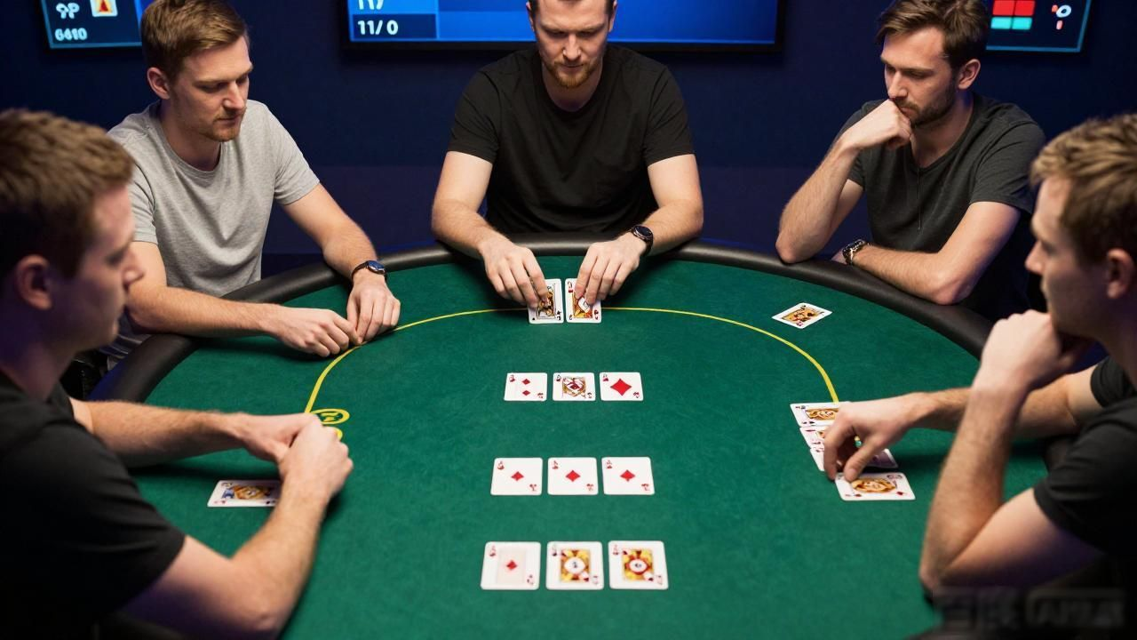 HHPoker手机客户端桌台界面